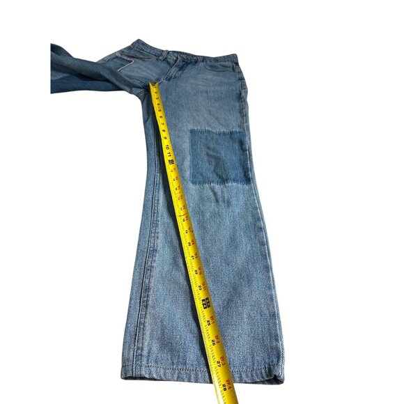 Empyre Frankie Patched Dad Jeans Size 0/28 | Boho Relaxed Fit Distressed Denin - Picture 6 of 8